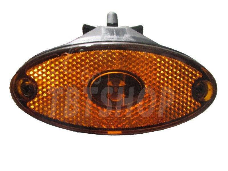 Světlo poziční boční slza oranžová 1,5m  FLATPOINT II / LED - KOGEL