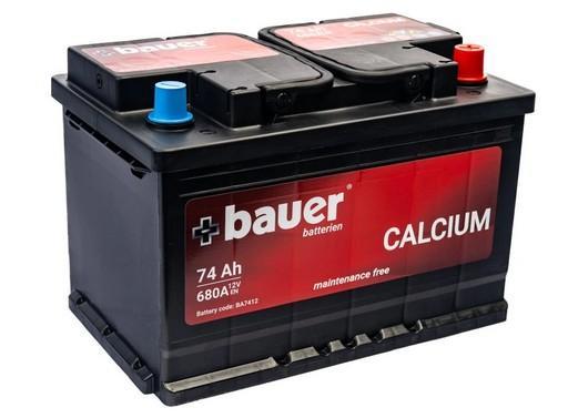 Autobaterie BAUER Calcium 12V/74Ah 680A 278x175x190